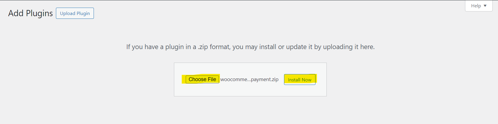 Installation Screenshot